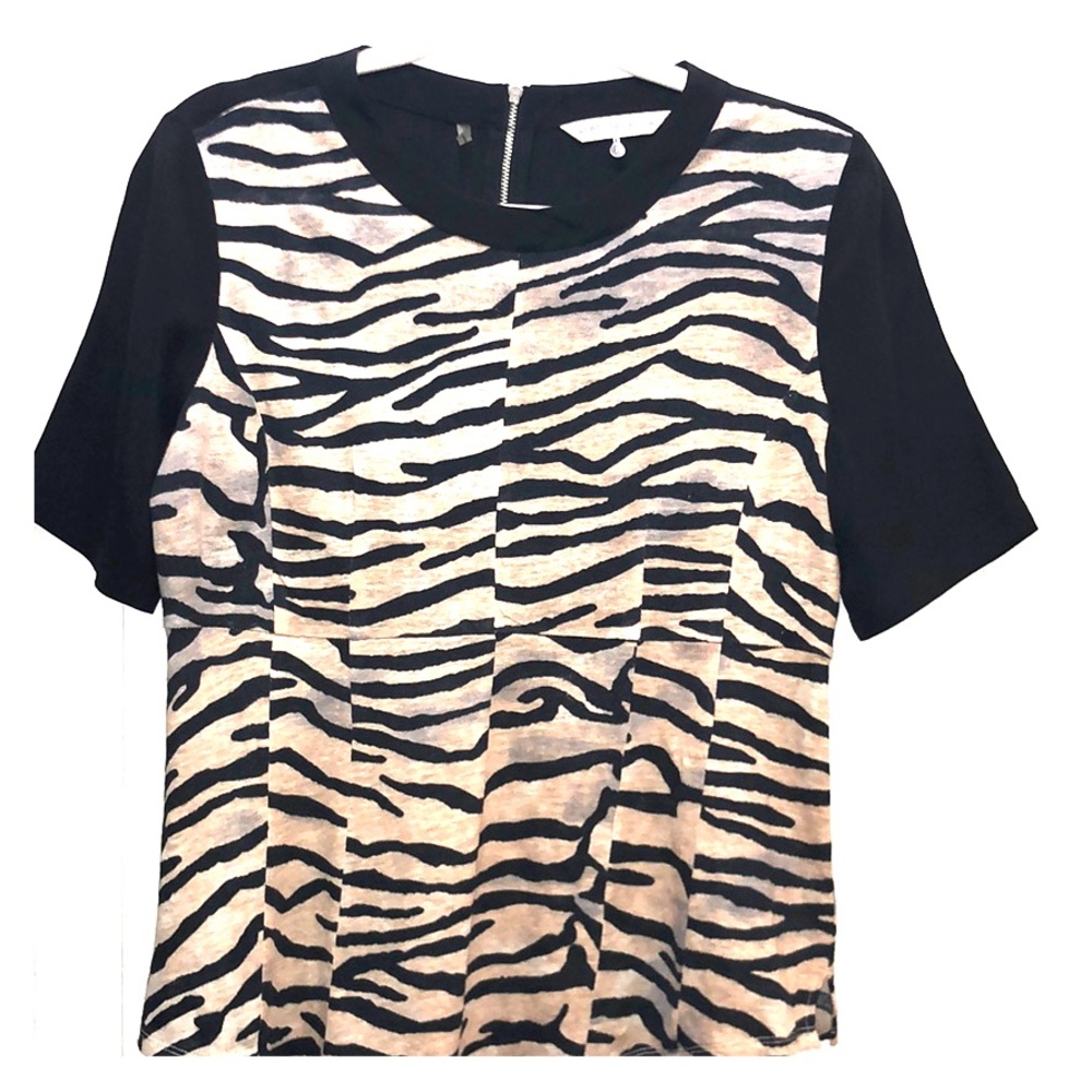 Rebecca Taylor zebra print top size 8 - medium